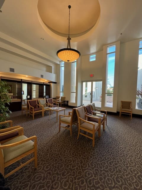 Coronado NVISION eye clinic lobby waiting room