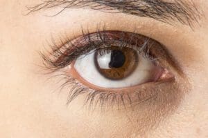 brown eye