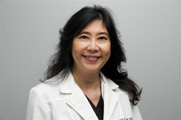 Lynne Louie, optometrist at Winston Eye Clinic in Fullerton, California