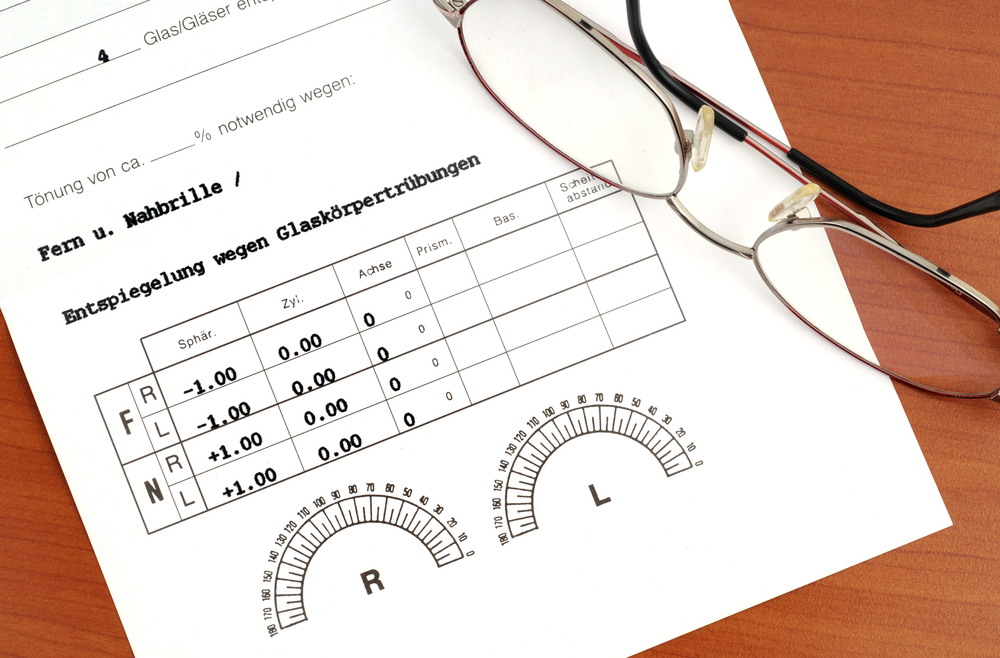 Vision Prescription Chart