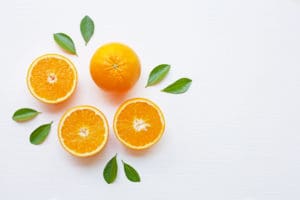 slices of oranges